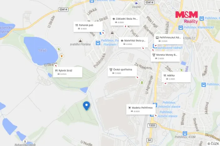 Prodej pozemku pro bydlení, Pelhřimov - Hodějovice, 458 m2