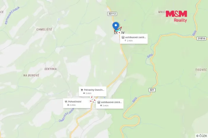 Prodej pozemku pro bydlení, Osečnice - Lomy, 5981 m2