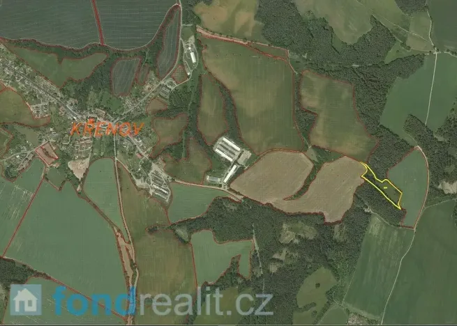 Prodej pole, Křenov, 16180 m2