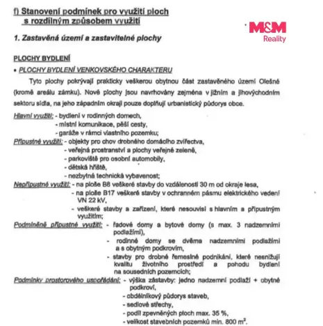 Prodej pozemku pro bydlení, Olešná, 1036 m2