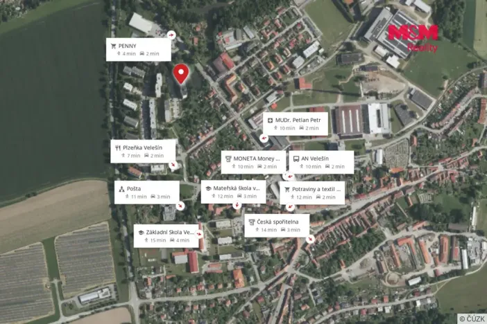 Prodej bytu 2+kk, Velešín, Sídliště, 42 m2