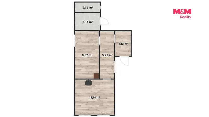 Prodej rodinného domu, Jizerní Vtelno, 35 m2