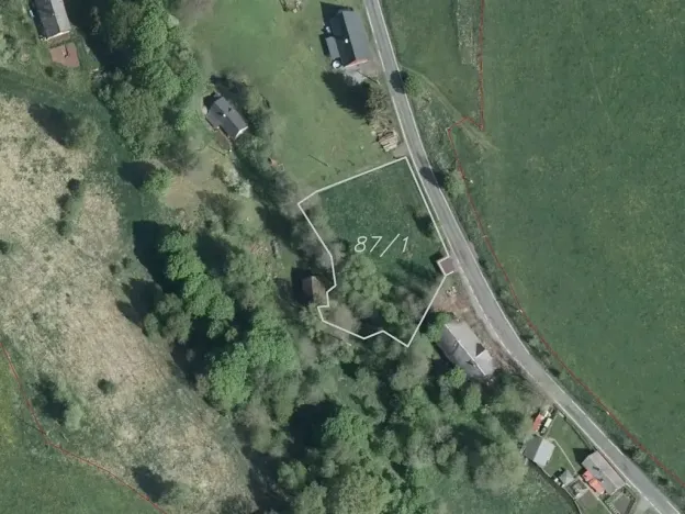 Dražba pozemku pro bydlení, Jívka, 2052 m2