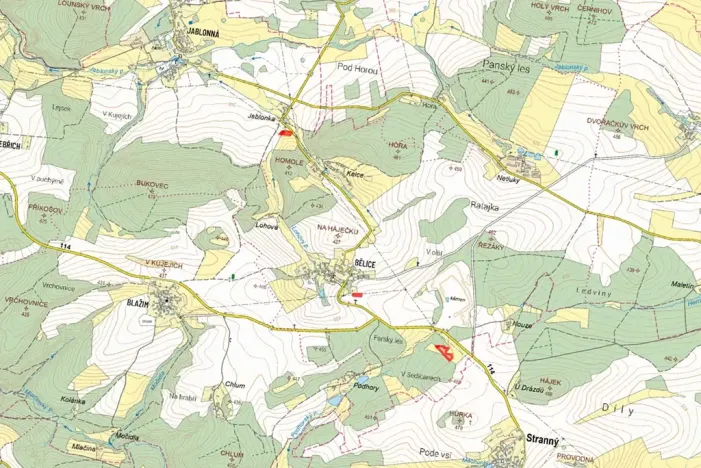 Prodej louky, Neveklov, 8142 m2
