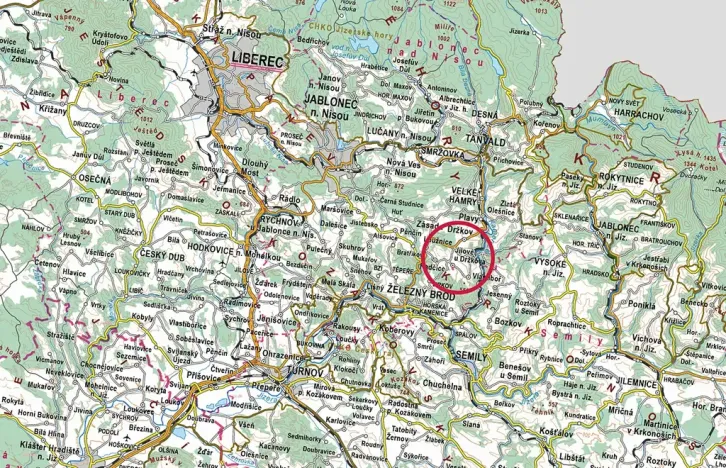 Prodej pozemku pro bydlení, Jílové u Držkova, 513 m2