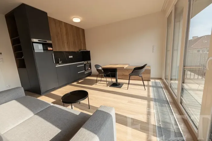 Pronájem bytu 1+kk, Praha - Holešovice, V háji, 34 m2