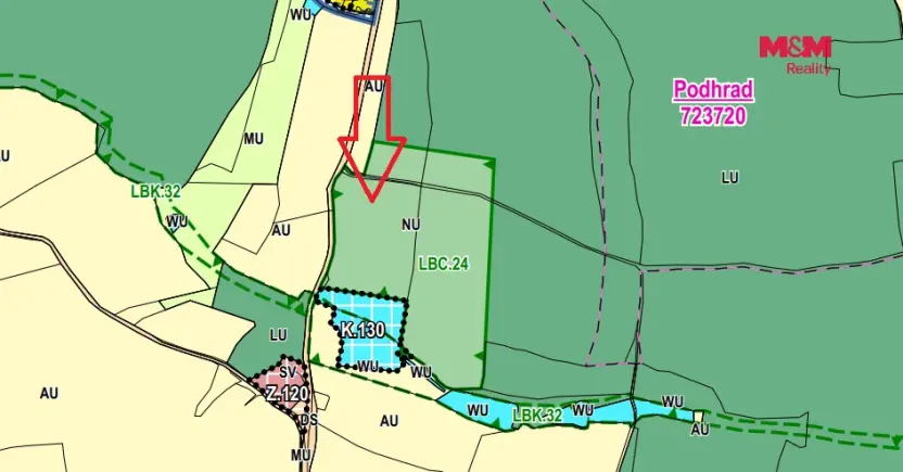 Prodej louky, Cheb - Háje, 30509 m2