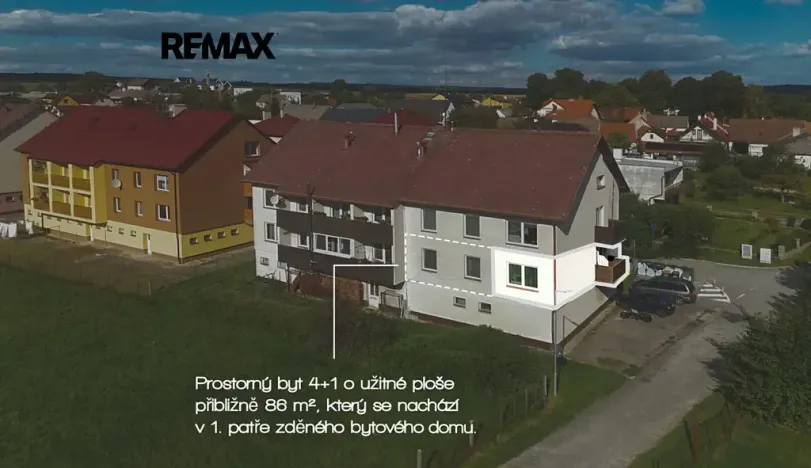 Prodej bytu 4+1, Deštná, U hřiště, 86 m2