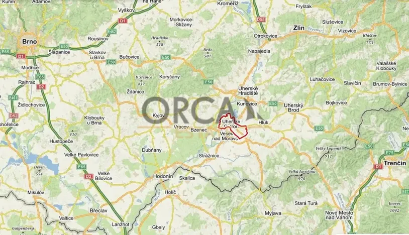 Prodej pole, Uherský Ostroh, 552 m2