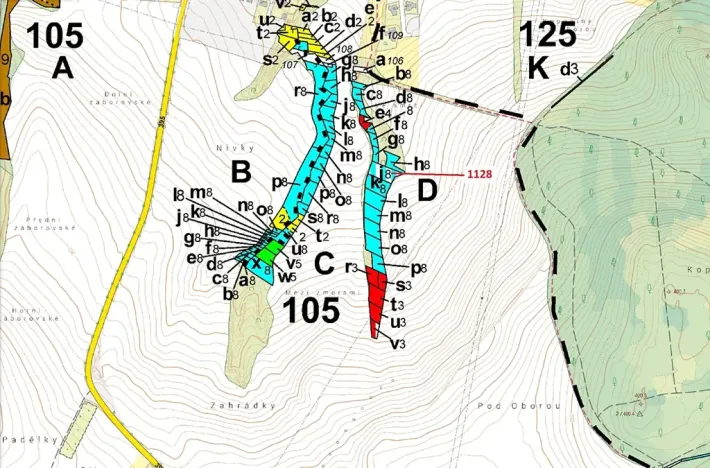 Dražba lesa, Babice u Rosic, 1191 m2