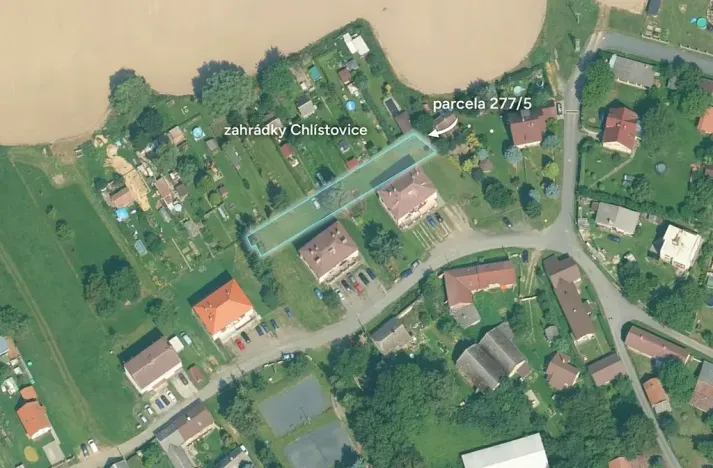 Prodej podílu zahrady, Chlístovice, 76 m2