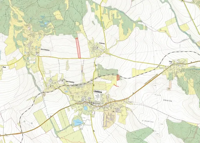 Prodej pole, Liběšice, 13275 m2