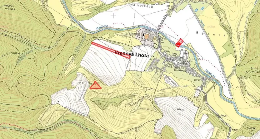Prodej pole, Vranová Lhota, 9711 m2