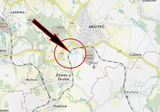 Prodej podílu komerčního pozemku, Skuteč, 1916 m2