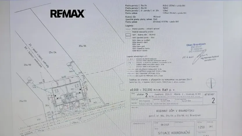 Prodej pozemku pro bydlení, Brandýsek, Ve višňovce, 1735 m2