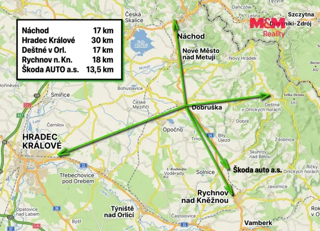 Prodej bytu 2+1, Dobruška, Mírová, 58 m2