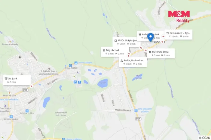 Prodej zahrady, Lom, Novostavby, 324 m2