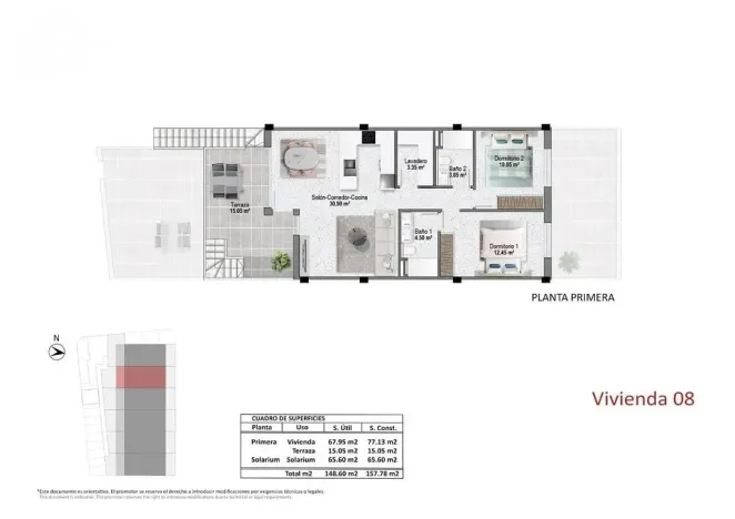 Prodej rodinného domu, Pilar de La Horadada, Alicante, Španělsko, 77 m2