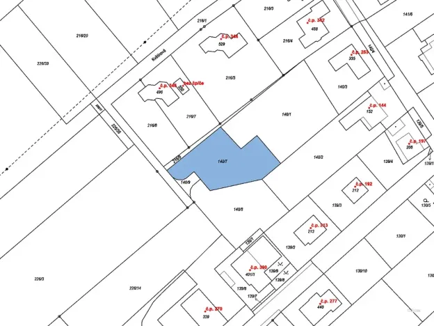 Prodej pozemku pro bydlení, Vědomice, 1002 m2