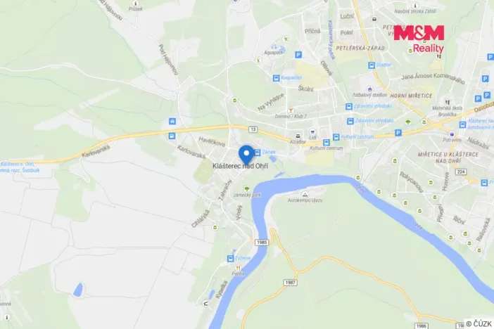 Pronájem kanceláře, Klášterec nad Ohří, Chomutovská, 9 m2
