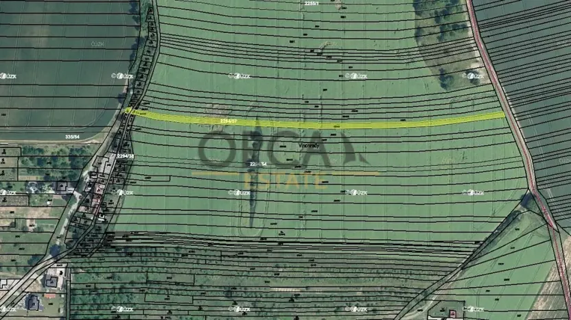 Prodej pole, Moravany, 575 m2