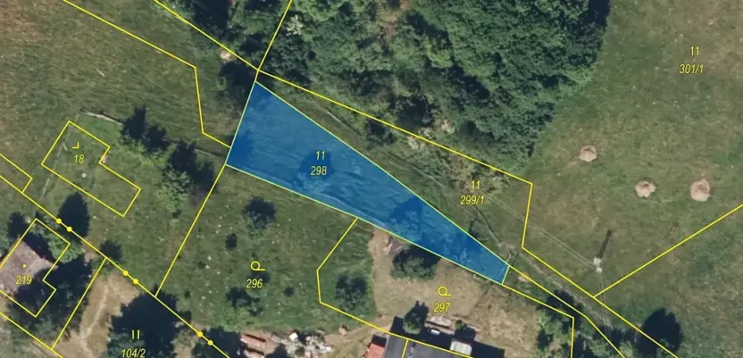 Prodej louky, Cetenov, 575 m2