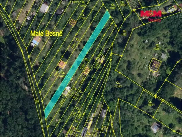 Prodej zahrady, Brno - Medlánky, 433 m2