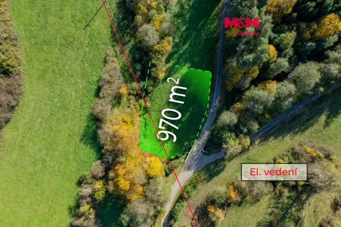 Prodej komerčního pozemku, Zděchov, 970 m2