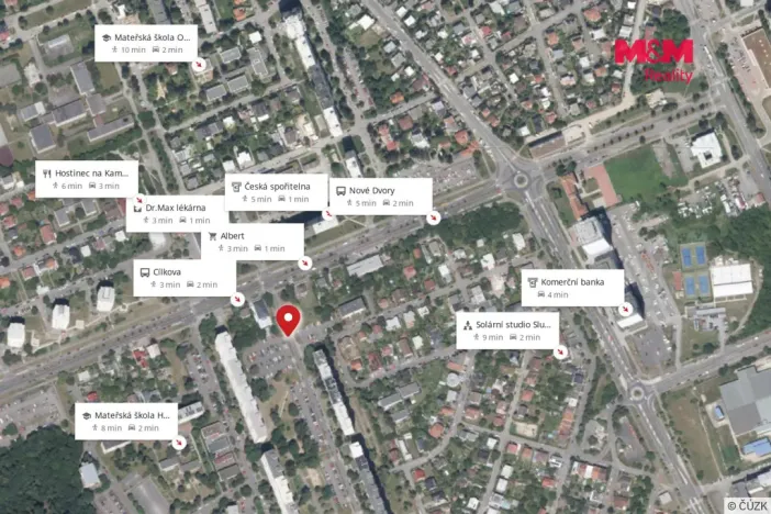 Pronájem bytu 2+kk, Praha, Pšenčíkova, 42 m2