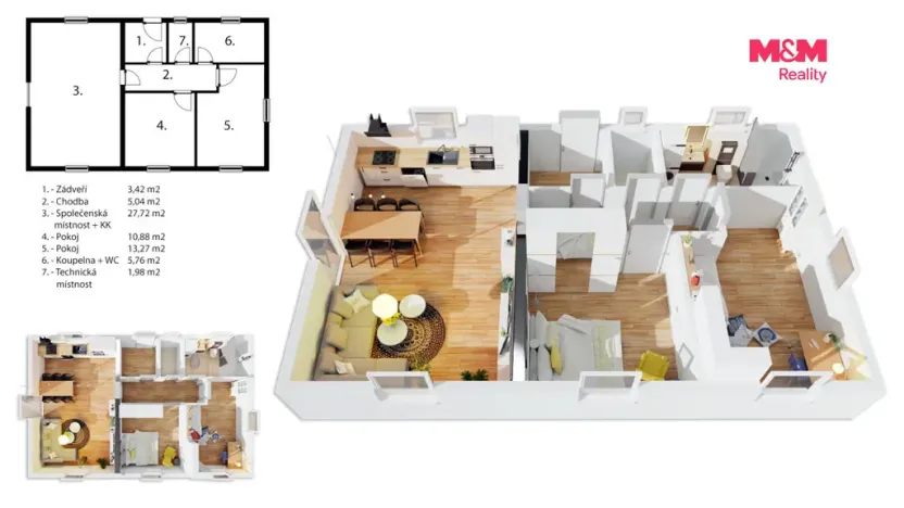 Prodej rodinného domu, Třtice, 68 m2