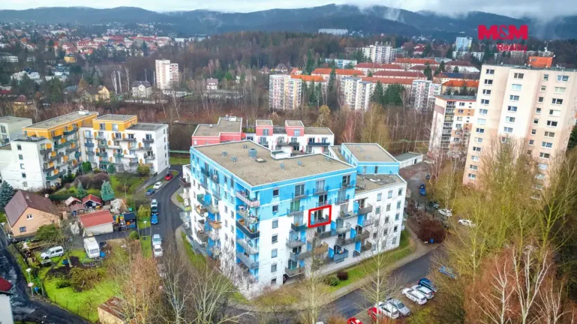 Pronájem bytu 1+kk, Liberec - Liberec VI-Rochlice, Kašmírová, 46 m2