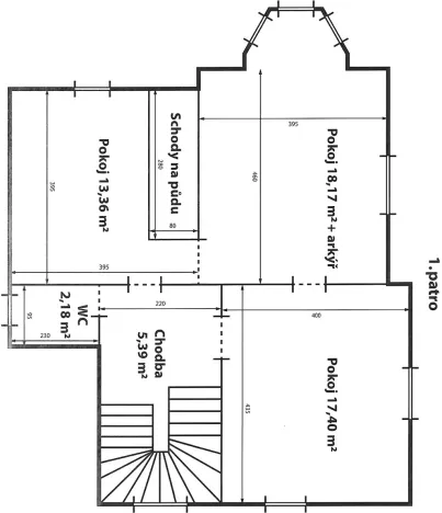 Prodej vily, Poděbrady, Dr. Horákové, 120 m2