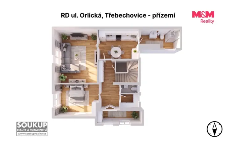 Prodej rodinného domu, Třebechovice pod Orebem, Orlická, 177 m2