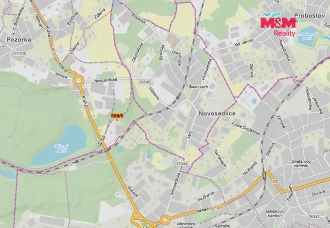 Prodej pozemku pro bydlení, Dubí, 861 m2