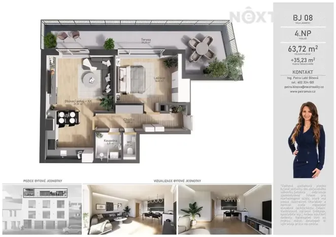 Prodej bytu 2+kk, Praha, 64 m2