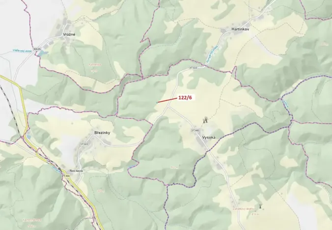 Dražba lesa, 324 m², Jenišovice