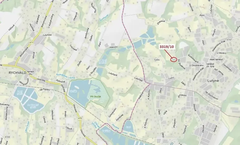 Dražba pozemku, 147 m², Orlová
