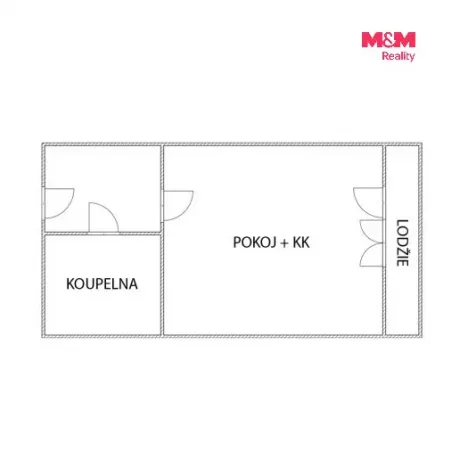 Pronájem bytu 1+kk, Klášterec nad Ohří, Budovatelská, 25 m2
