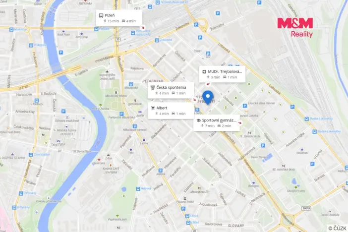 Prodej bytu 4+kk, Plzeň - Východní Předměstí, Božkovská, 94 m2