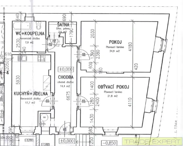 Pronájem bytu 2+1, Stochov, Osvobození, 88 m2