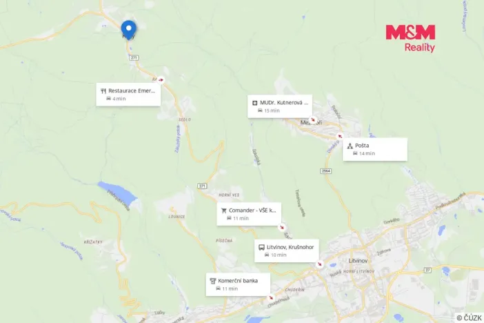 Prodej chalupy, Klíny, 1080 m2