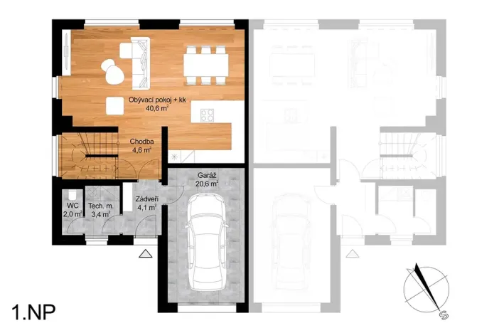 Prodej rodinného domu, Praha - Horní Počernice, Bříšťanská, 218 m2