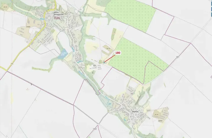 Dražba lesa, Horní Dunajovice, 307 m2