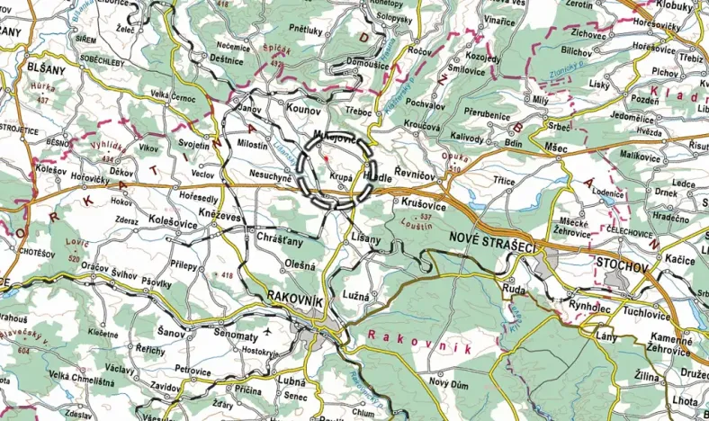 Prodej pole, Krupá, 4692 m2