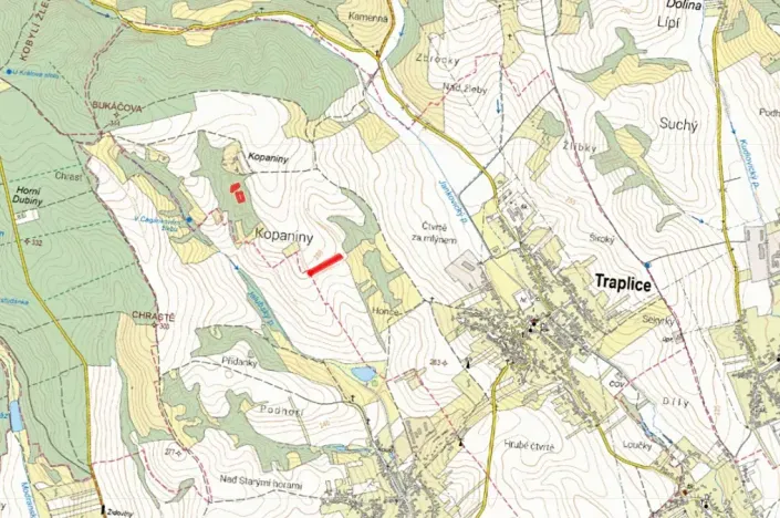 Prodej pole, Traplice, 6098 m2