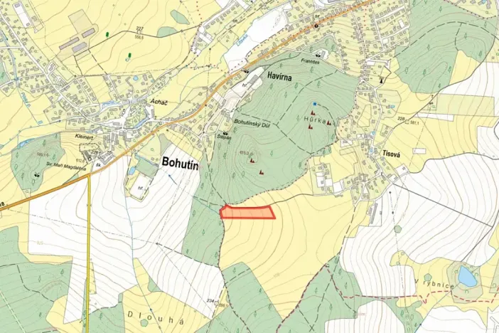 Prodej louky, Bohutín, 11507 m2
