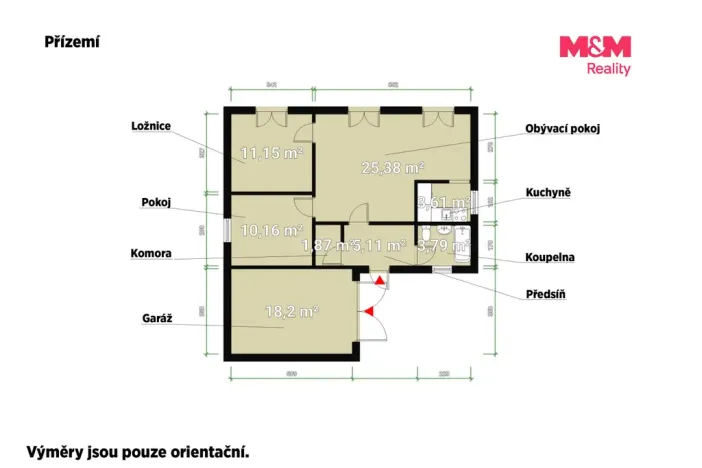 Prodej rodinného domu, Mladotice, 79 m2