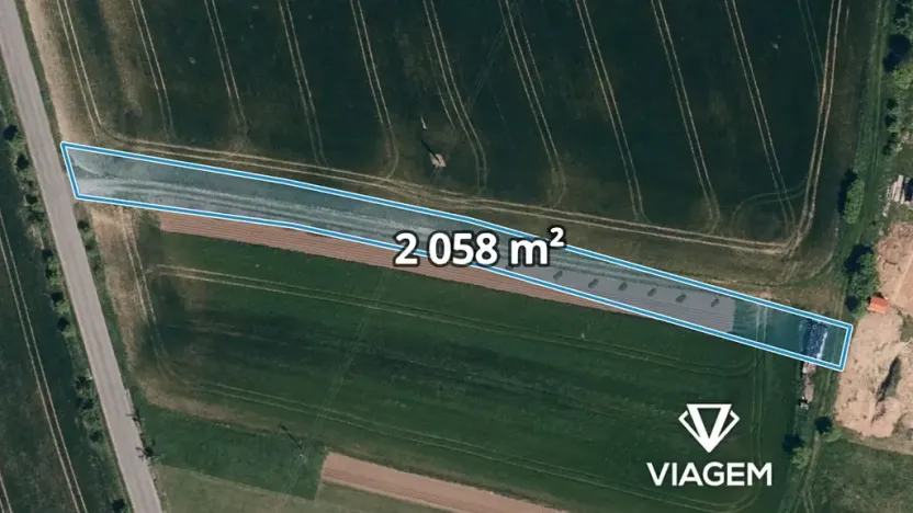 Prodej pole, 1286 m², Dobrkovice