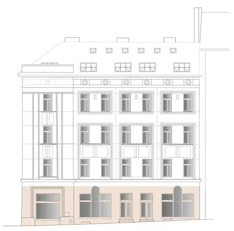 Pronájem obchodního prostoru, Praha - Žižkov, Jeronýmova, 277 m2