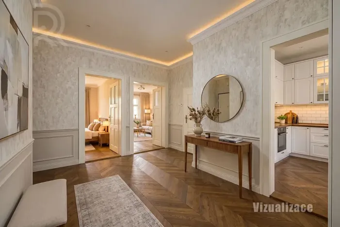 Prodej bytu 2+1, Praha - Vinohrady, Lužická, 75 m2